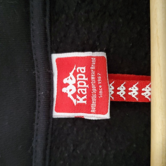 Kappa Hoodie Sweatshirt in black Size Small - Picture 6 of 8